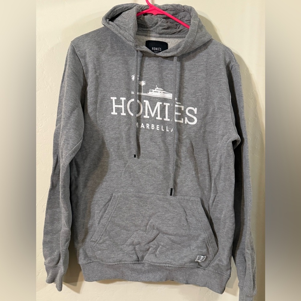 Homies Marbella gray Hoodie, gently used, no tears or stains